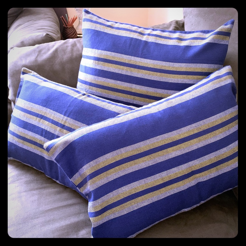 Authentic African mud cloth accent pillow covers